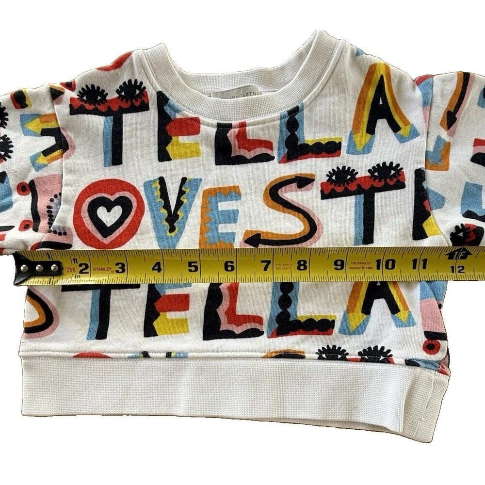 Stella McCartney Kids Multicolor Cotton Sweatshirt 2 Years - Picture 4 of 11